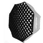 Софтбокс-зонт Godox для студийной фотосъемки, софтбокс с отражателем, черная Одиночная сетка для 80 см31,5 дюйма