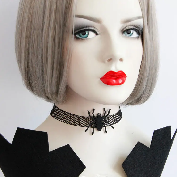 

MIARA.L spider necklaces black collarbone chains short collarbone collarband neckband accessories free shipping