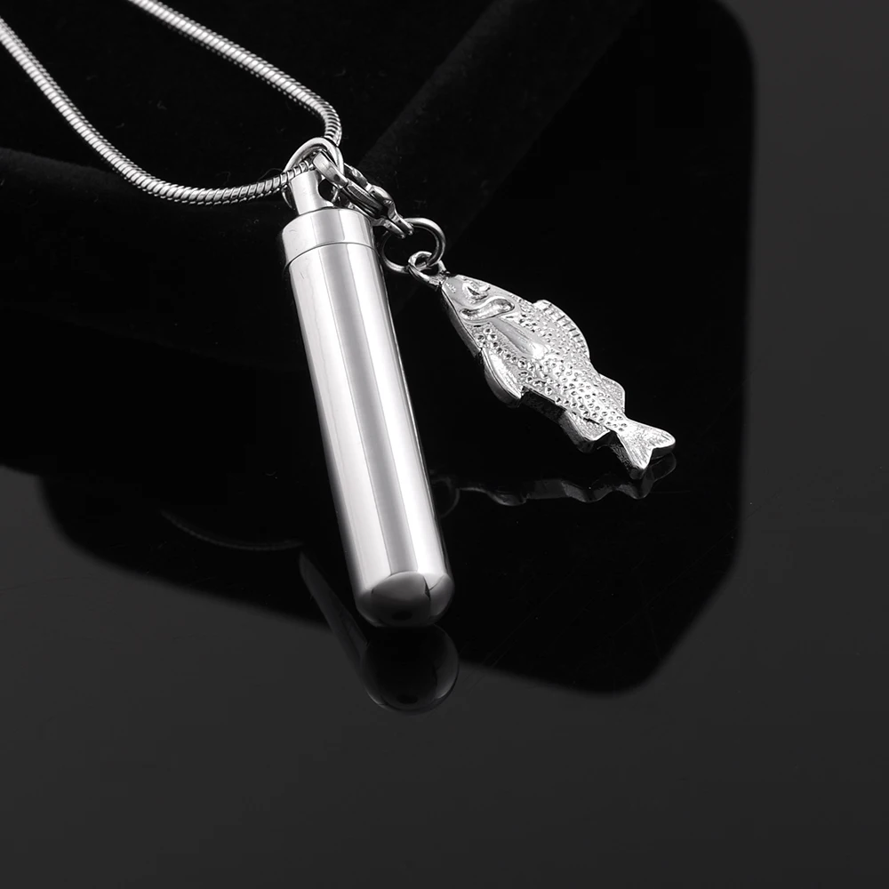 

Top Quality Women Man Non-corrosive 316L Stainless Steel Memorial Ash Keepsake Cremation Jewelry Pendant Necklace