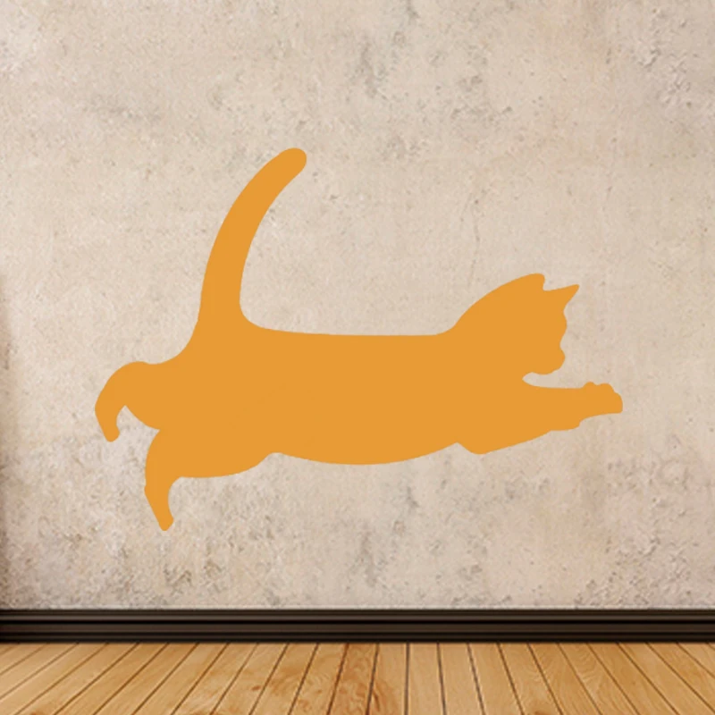 Funny Cat Heart Lover Pussy Cute Wall Sticker Vinyl Decal For Bedroom Art Deco Living room | Дом и сад