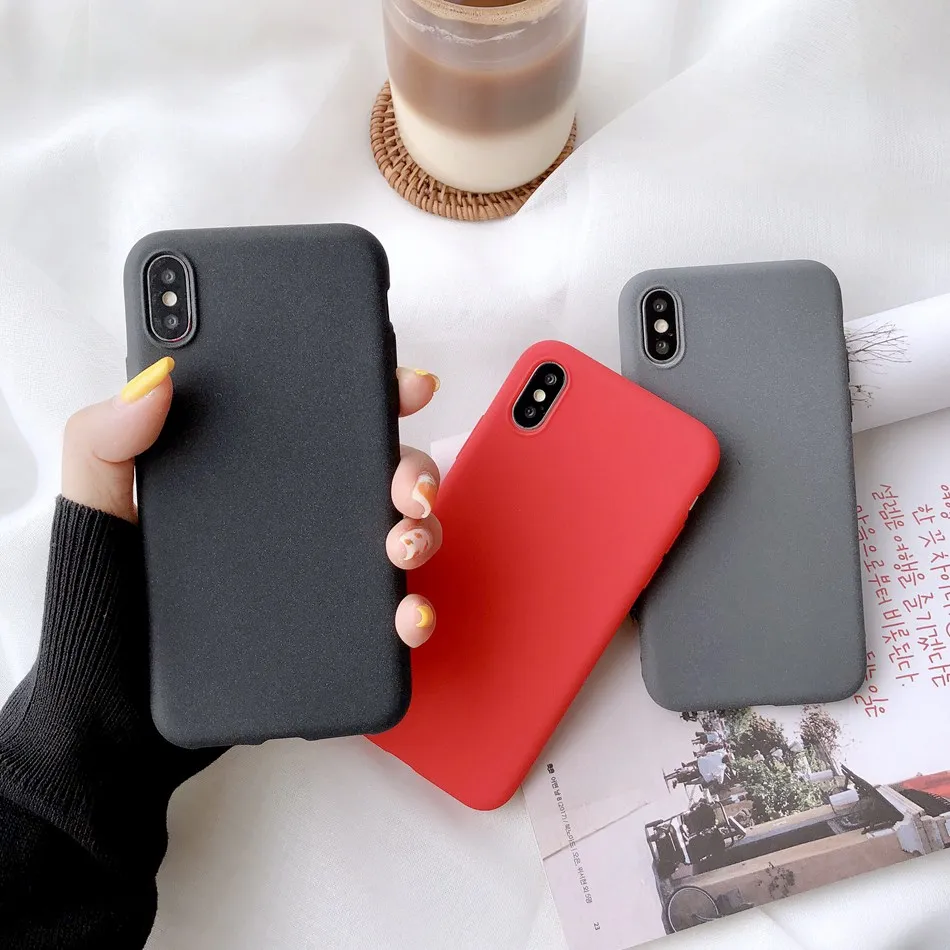 Для Redmi K20/Xiaomi 9T Pro Чехол сплошной цвет мягкий однотонный чехол для Redmi 7 Note 6 Pro 5 Plus S2 Go Ультратонкий матовый силиконовый чехол