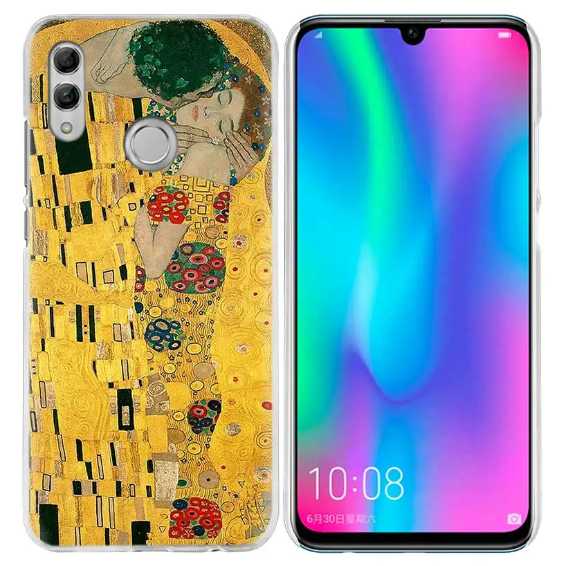 «Поцелуй» Густава Климта, чехол для huawei Honor 8X Y9 9 10 Lite Play 7C 8C 8 S 8A фотоаппаратов моментальной печати 7 S 7A Pro V20 20i Y6 Y7 Y5 жесткий чехол для телефона pc Лидер продаж