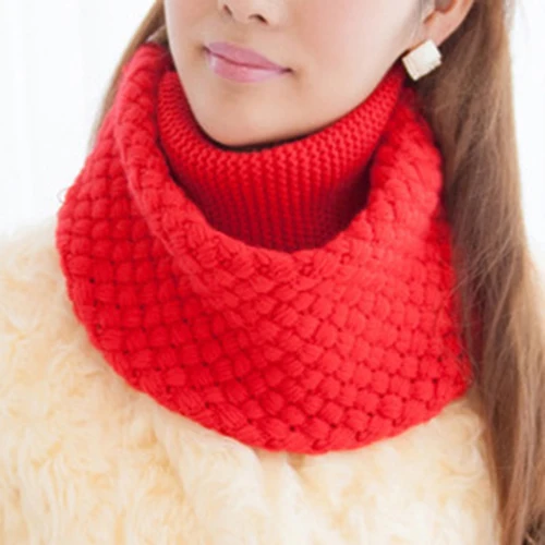 2016 Женская Мода Шарфы Вязать Шерстяной Loop Snood/Шарф Россия Зима Kniting