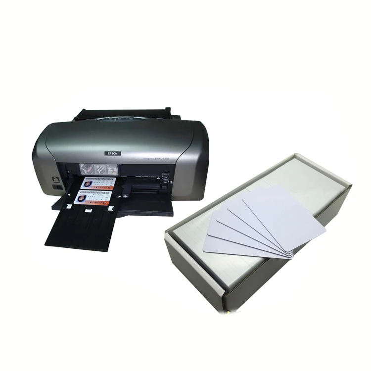 Einkshop 20 шт. Белая пустая ПВХ-карта для струйного принтера визитки принтеров Epson canon
