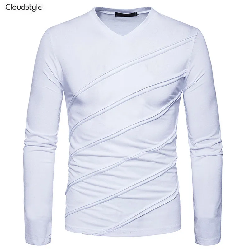 Cloudstyle мужской одноцветные футболки модные раза предназначен для Для мужчин с