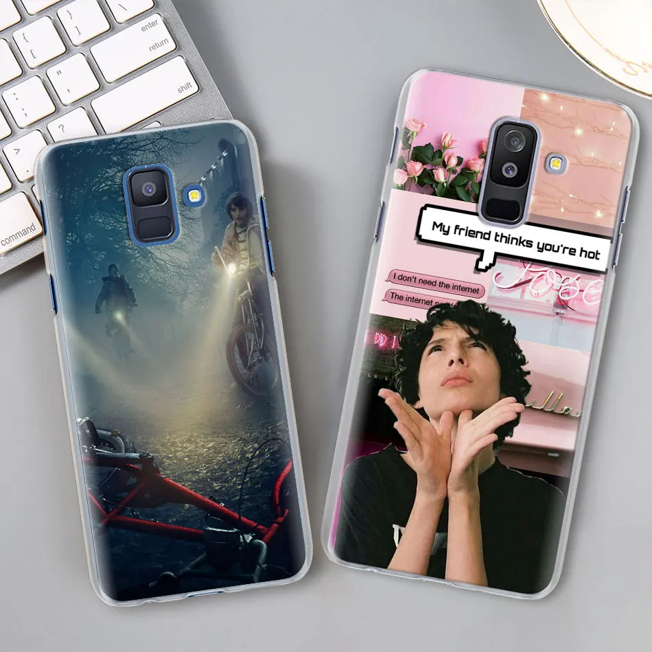 Увлажняющим эффектом марки The Finn Wolfhard чехол с принтом из сериала "очень странные дела" Крышка для samsung Galaxy A30 A40 A50 A70 A6 A8 плюс A7 A9 M30 чехол для телефона Coque