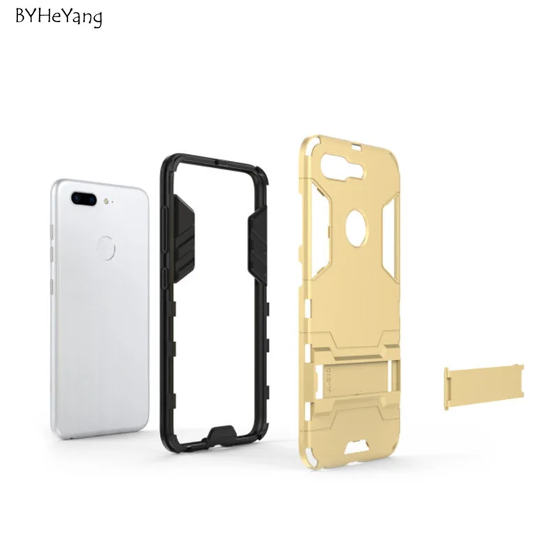 BYHeYang For Gionee S10 Case 5.5inch Silicone Phone Shockproof Robot Armor Hybrid Rubber Hard Back Cover |