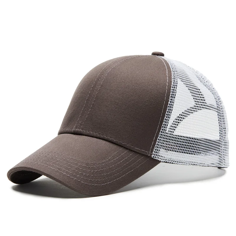 Бейсболка SNP летняя шляпа мужская женская сетчатая кость для отдыха на открытом воздухе, спорта с загнутым козырьком.