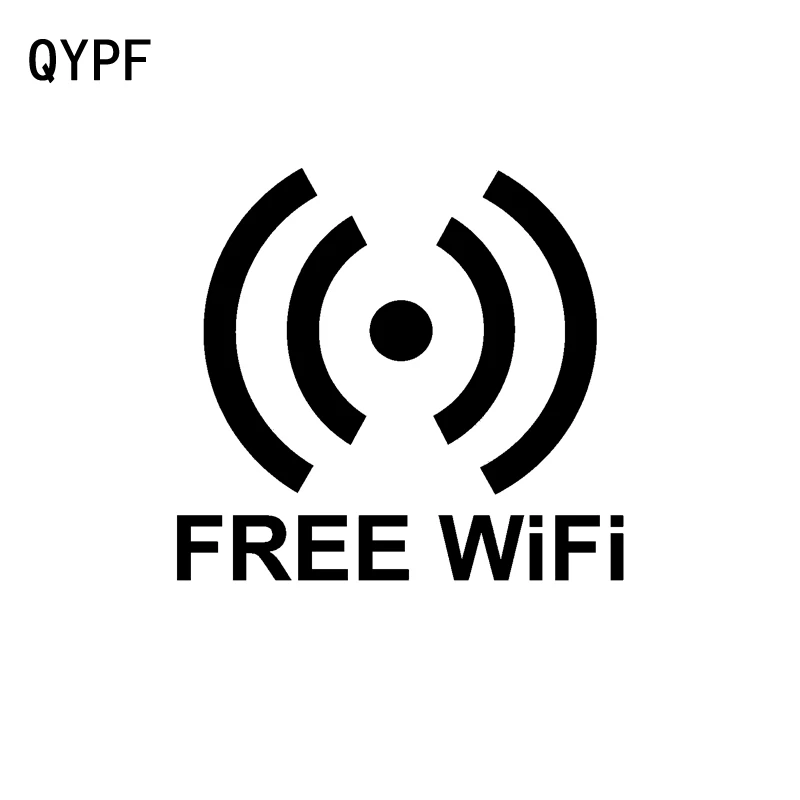 QYPF 15 см * 13 8 Бесплатный WiFi интересный персональный Графический декоративный