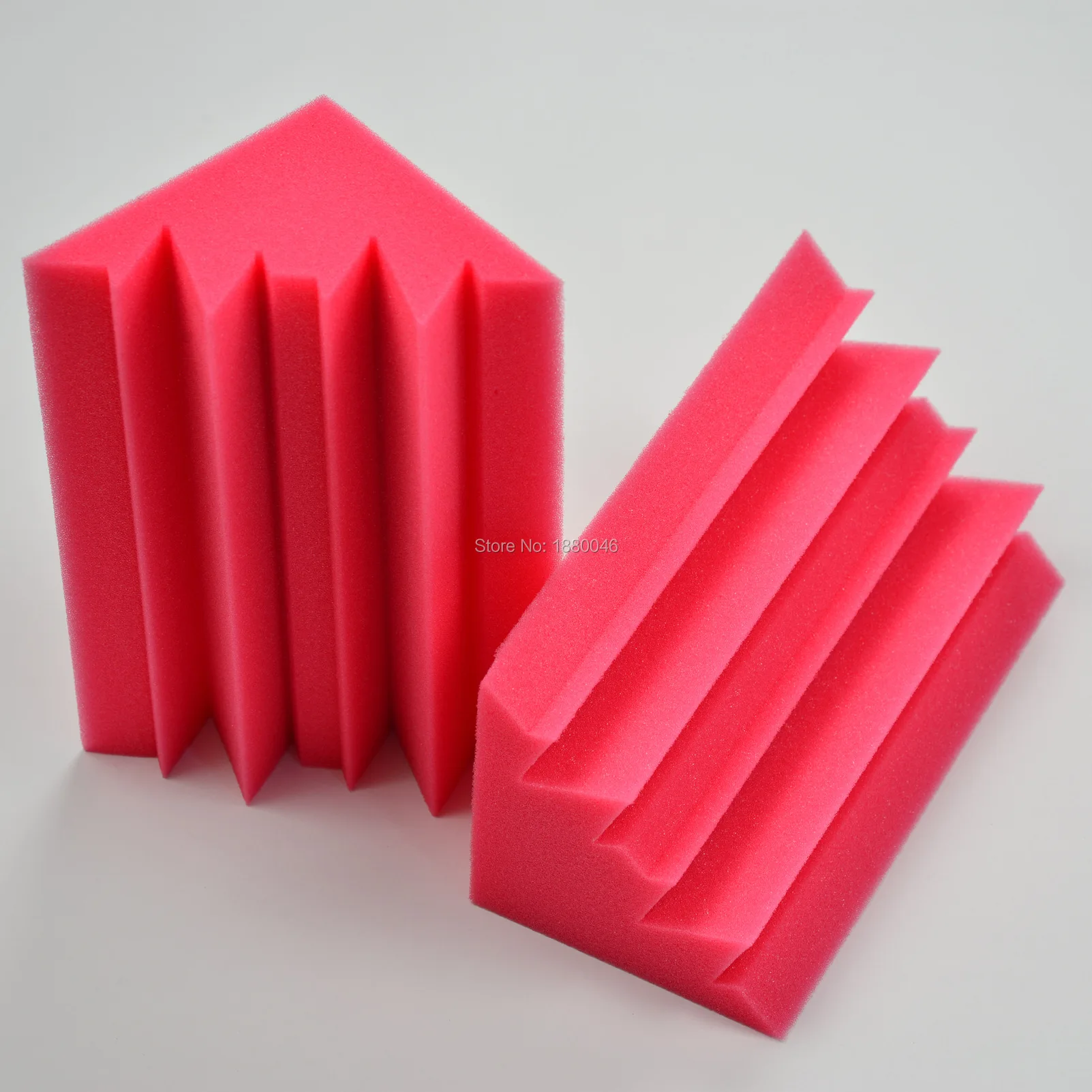 4 шт. 12xx12x24cm мини Угловые басовые ловушки студия пенная панель Звукопоглощающая