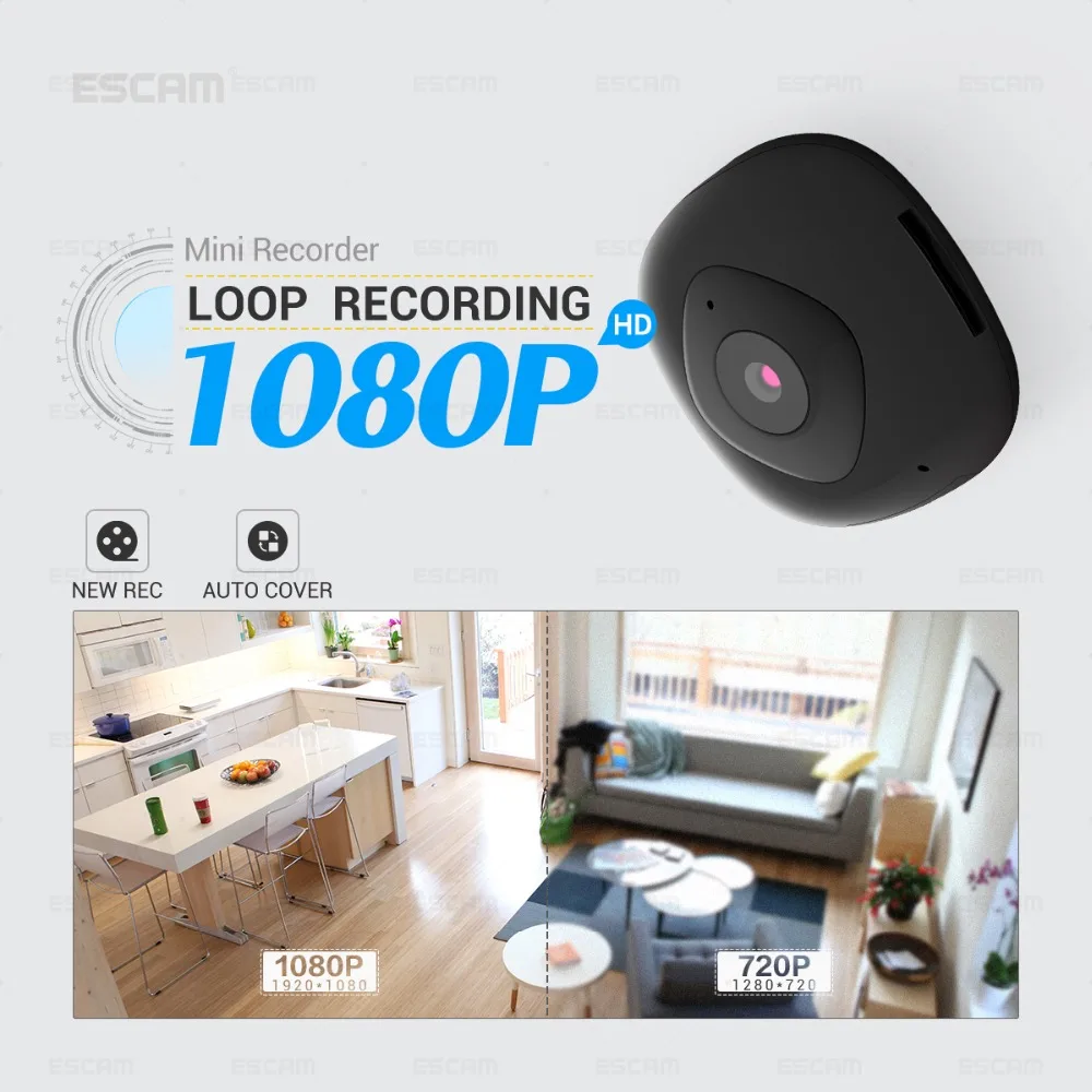 Беспроводная Wi-Fi IP-камера ESCAM Q2 2MP 1080P | Безопасность и защита