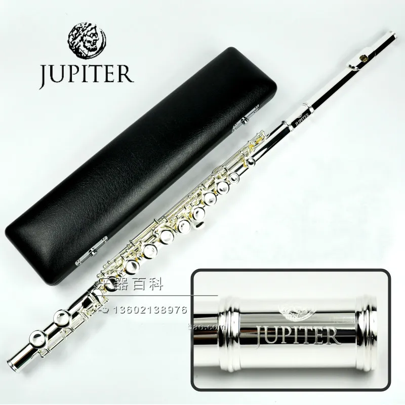 JUPITER JFL 511ES 16 закрытых отверстий C Ключ флейта из мельхиора посеребрение