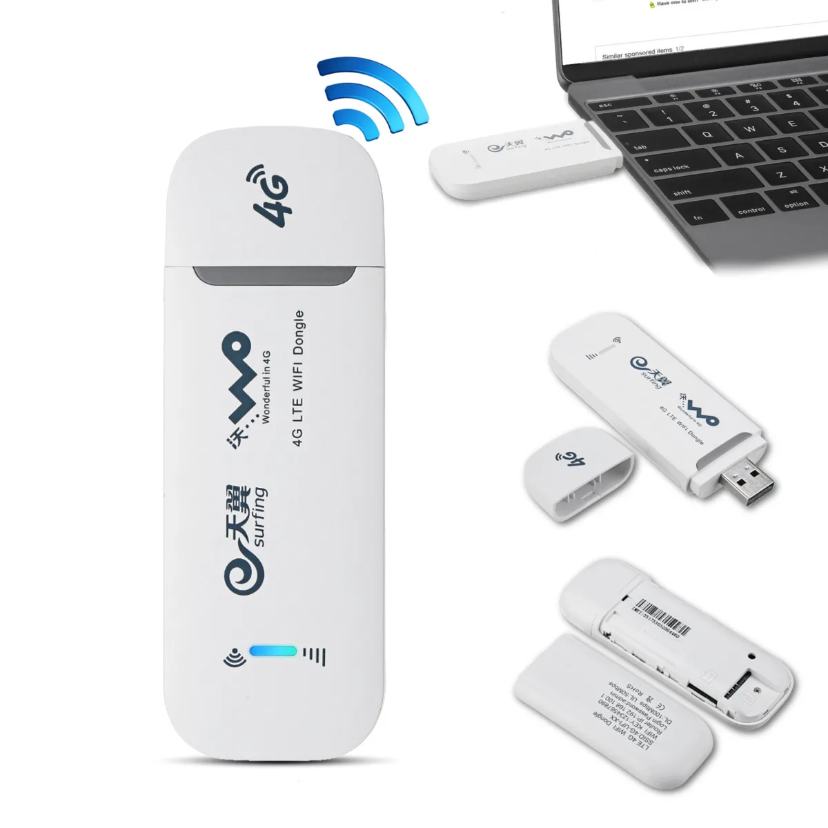 4G 3g LTE Портативный Мобильный USB wifi Hotpot беспроводной маршрутизатор ключ с TF слот для карты для мобильного телефона планшета
