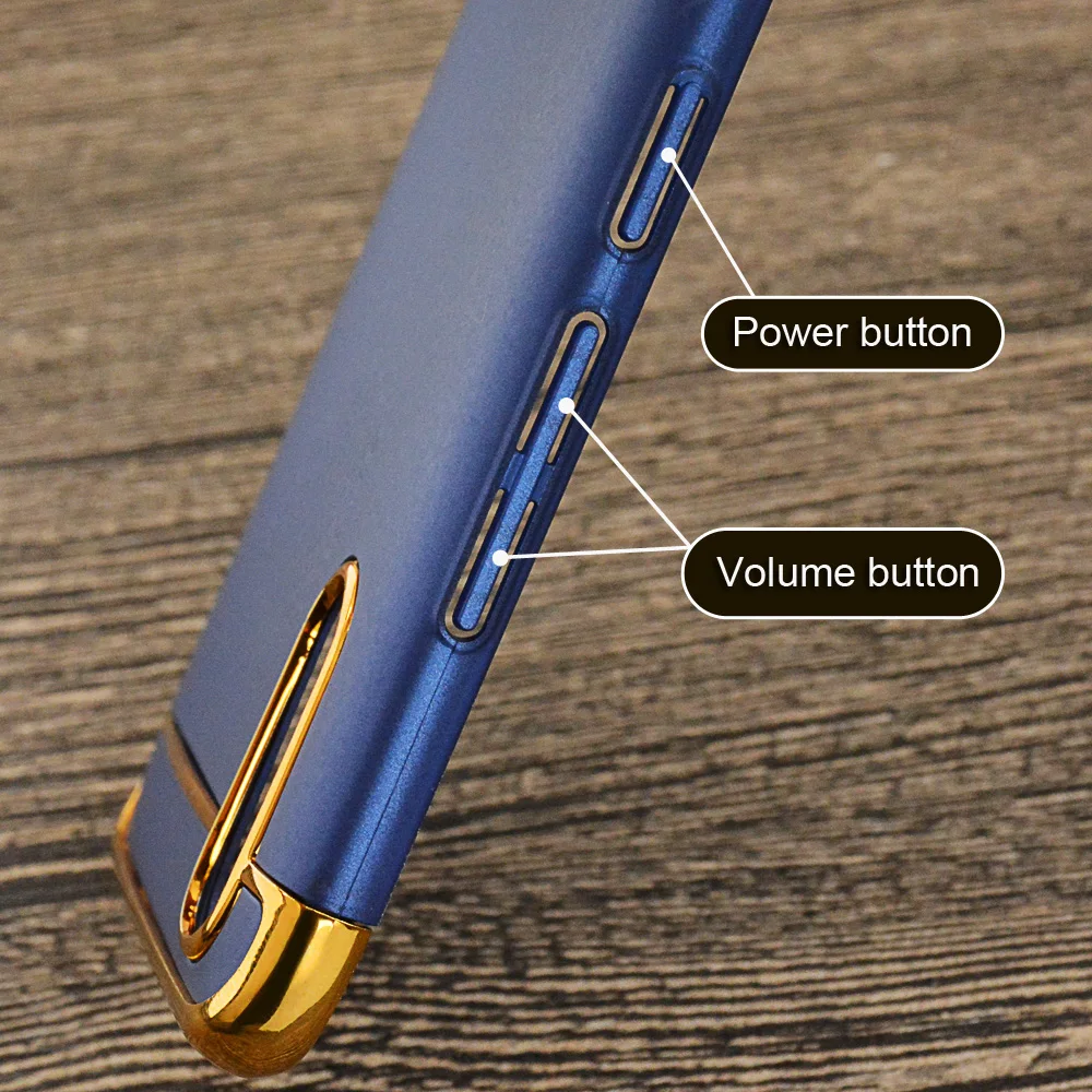 For Vivo X21 UD PC Case Luxury Electroplated 3 In 1 Hard for Matte Full Body Back Cover Fitted (S0521) |