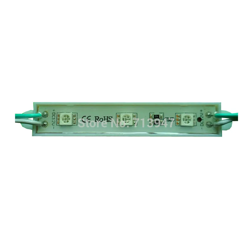 

100X Red 5050SMD 12v 0.72w waterproof IP65 5050smd LED module free shipping
