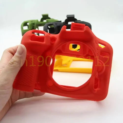 Приятный Sofe силиконовый резиновый защитный чехол для корпуса камеры Nikon D7100 D7200