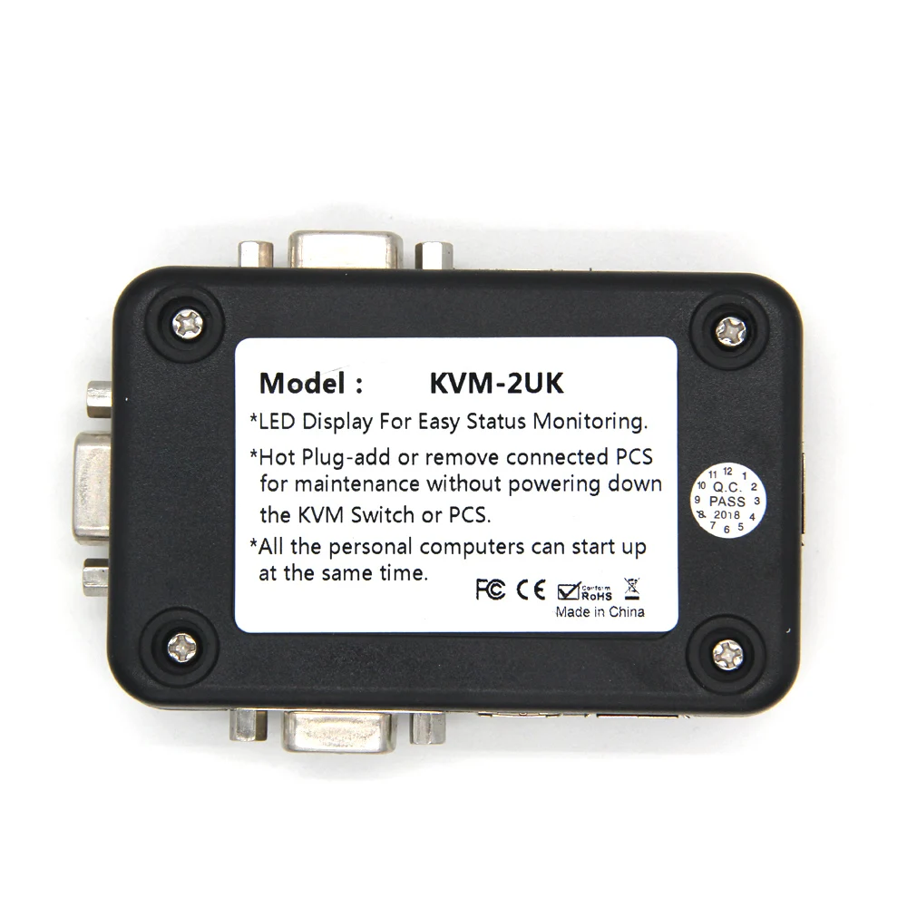 USB KVM переключатель 2 порта VGA SVGA коробка 0 Мышь Клавиатура 1920*1440