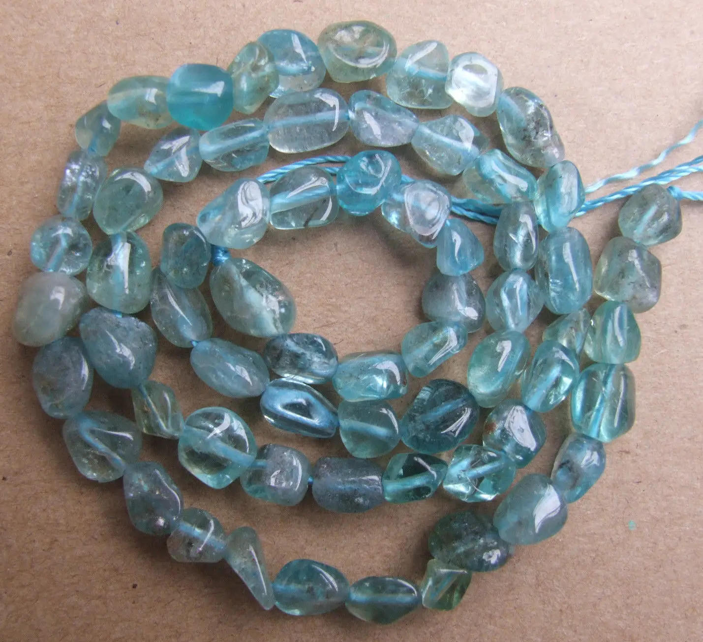 6x7mm-8x10mm натуральные камни Freeform Loose Beads 15 5&quot | Украшения и аксессуары