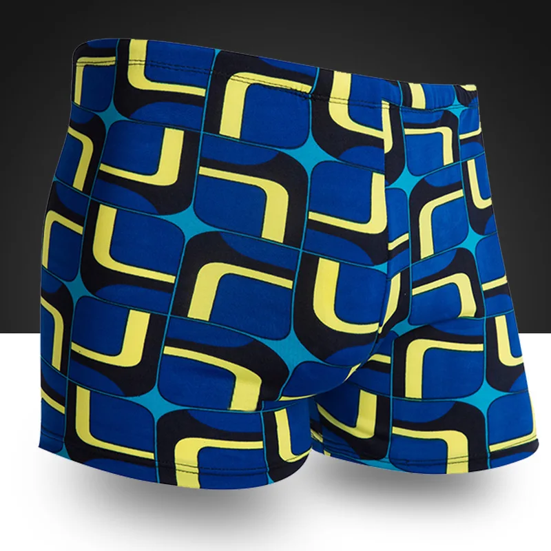 Мужские плавки купальные трусы с принтом плавательные шорты купальник большого