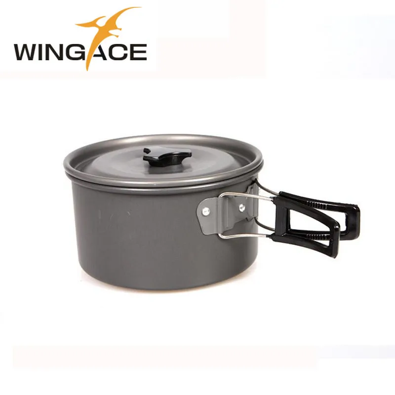 WINGACE походная посуда для кемпинга кастрюли сковородки глиноземная пикника