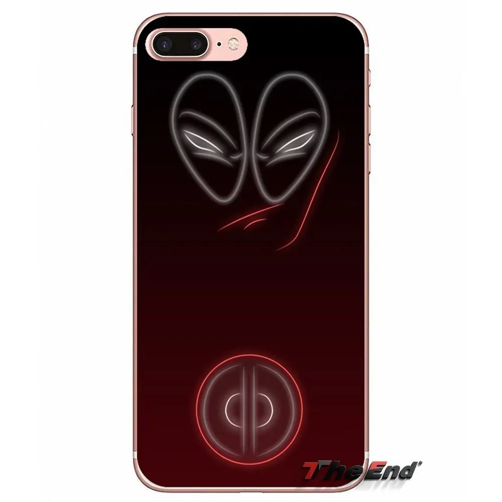 Deadpool Art Мягкие прозрачные чехлы для iPhone X 4 4S 5 5S 5C SE 6 6S 7 8 Plus Samsung Galaxy J1 J3 J5 J7 A3 A5 2016 2017 |