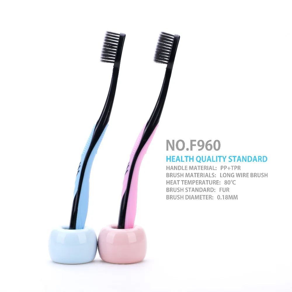 Новая ручная зубная щетка Perfct для взрослых нечистый уголь мягкая щетина Глубокая