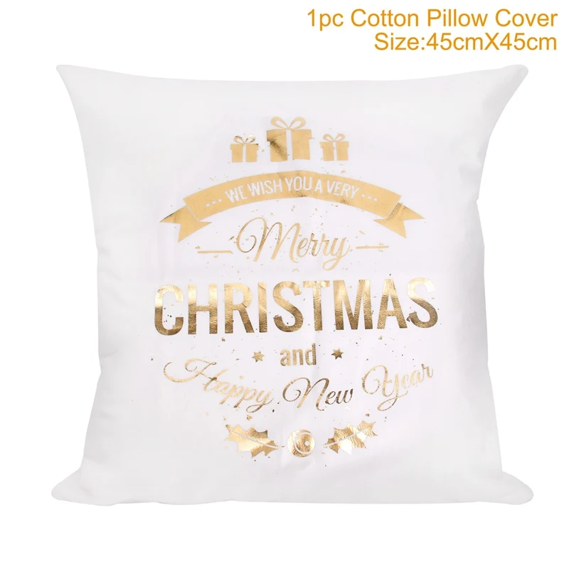 New Style Pillow 1 Рождественский чехол для подушки FENGRISE, рождественские украшения, Санта Клаус, Рождественский Декор для дома, новогодний, Прямая поставка - Цвет: New Style Pillow 1