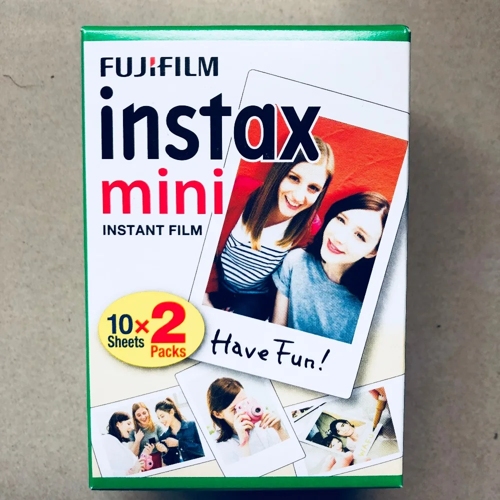 100% оригинальная пленка Fujifilm Instax Mini с белым краем 100 шт. для камеры mini 7s 8 25 50 90 SP1