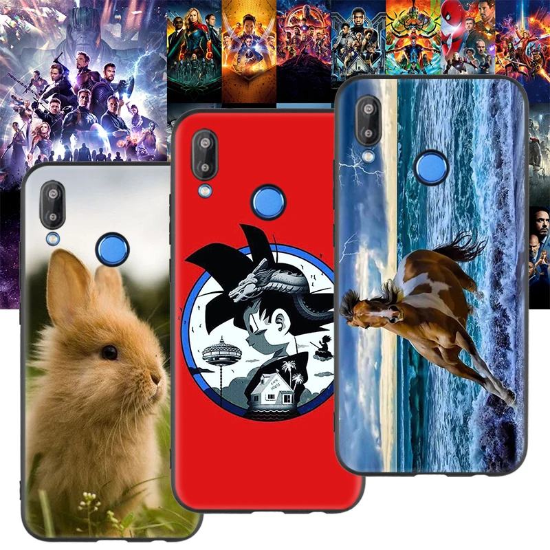 Уникальный персонализированный DIY заказной телефон для huawei P9 P10 P20 P30 mate 10 20 Lite Pro P Smart Z Plus Черный силиконовый чехол