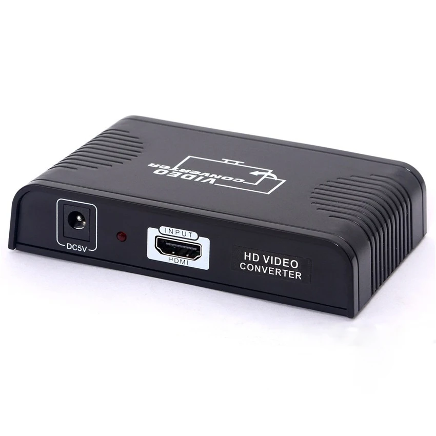 1080P HDMI-совместимый конвертер SCART видео аудио адаптер для HD ТВ DVD приставки с