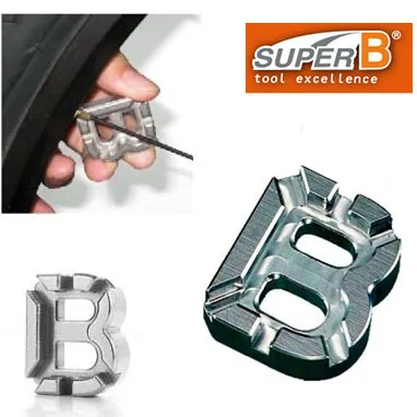 Тайваньский суперb точный размер b-образный велосипедный спицевой ключ с 4