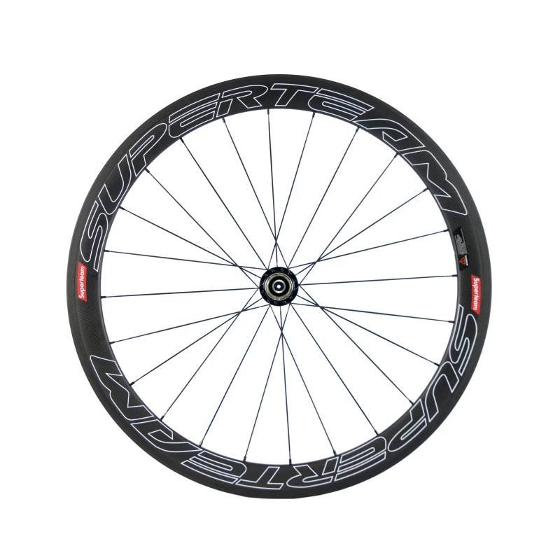 SUPERTEAM 50mm Carbon Wheels R13 With Basalt Braking Surface Tubular 700C Road Wheelset Clincher Bicycle Wheel | Спорт и развлечения