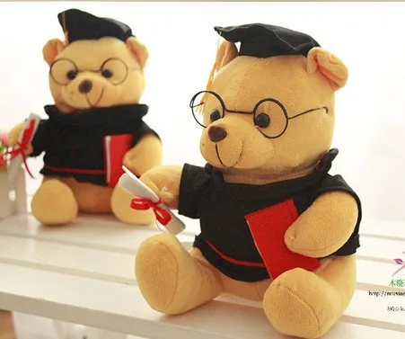 20cm=8inch plush stuffed mini graduation teddy bear doctor student college gift 1pc | Игрушки и хобби