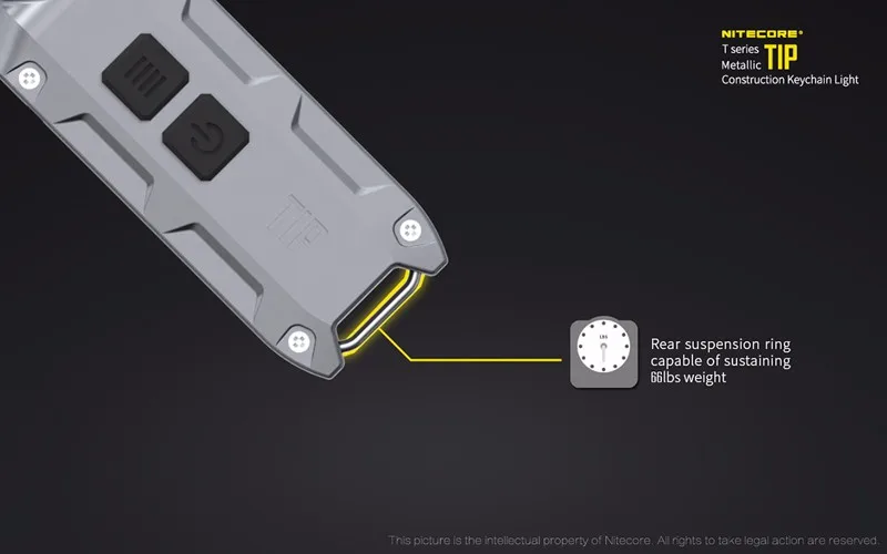 Заводская цена Nitecore наконечник металлический конструкция USB Перезаряжаемый брелок свет с 360 люмен