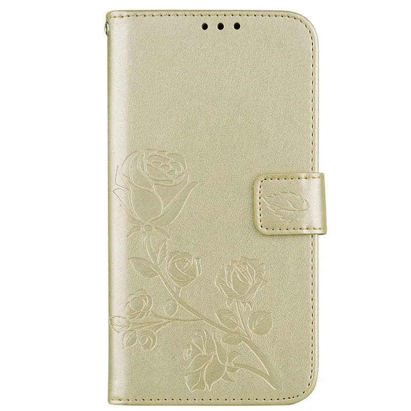 OUJINUO чехол из искусственной кожи с узором розы для Samsung galaxy s6 s7 edge s8 s9 plus J5 J7 2016