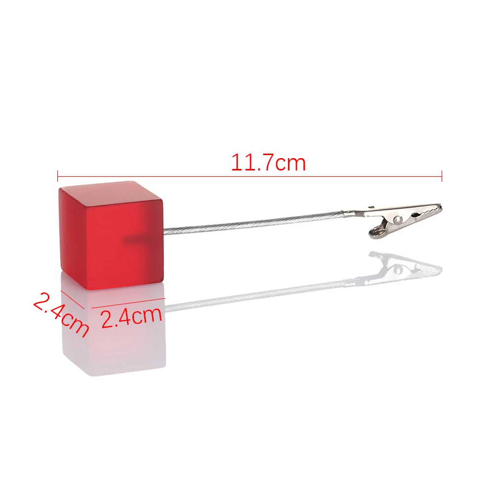 

9 Colors Cube Stand Alligator Wire Photo Clip Resin Memo Card Holder Table Wedding Party Place Favor Customized Gift Note Clamp