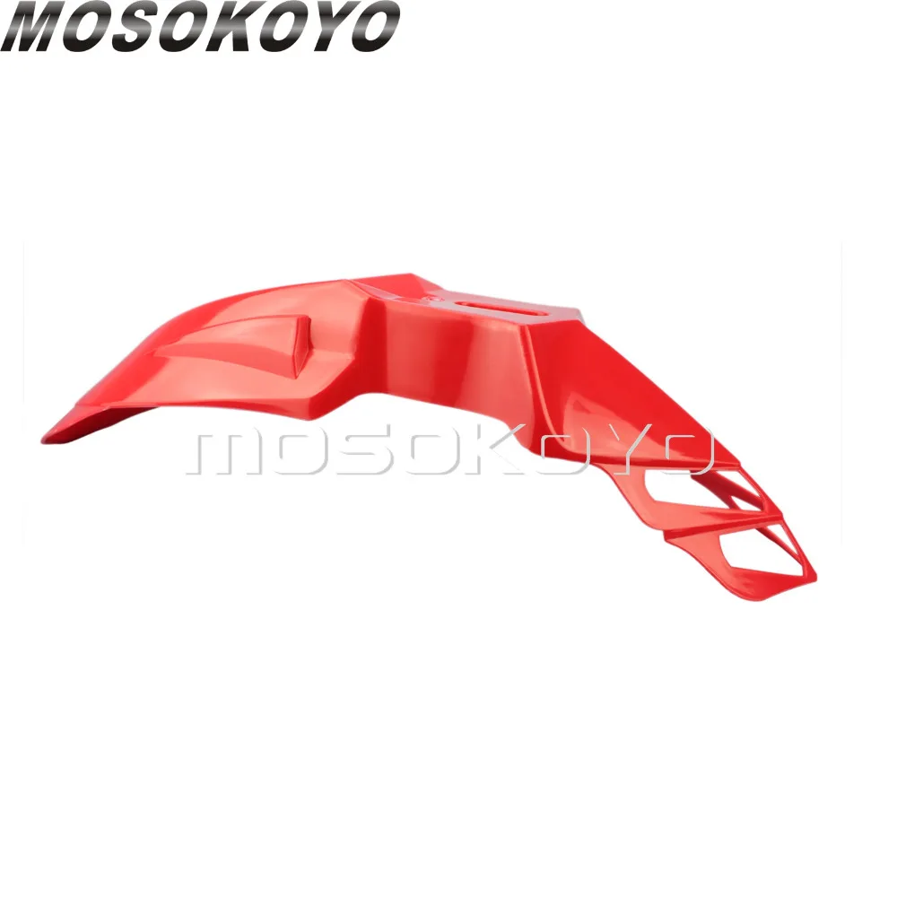 Переднее крыло Supermoto красные прочные защитные крылья Motrad для Honda CRF CR 125 150 450R 450X