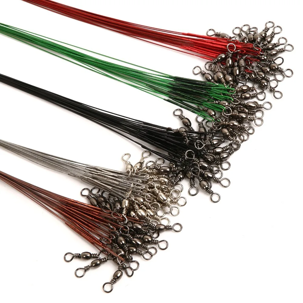 Maximumcatch 100 шт. рыболовные приманки Крючки леска следящий провод лидер Вертлюг