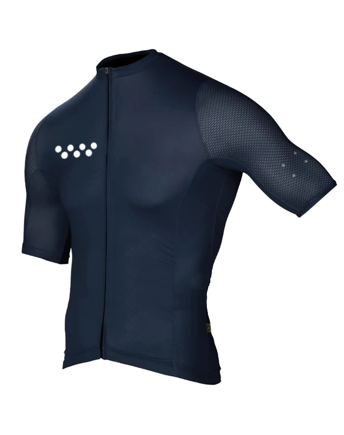 Navy Высокое качество, велосипедная майка с коротким рукавом, Ropa Ciclismo, дорожная скоростная велосипедная одежда - Цвет: Navy