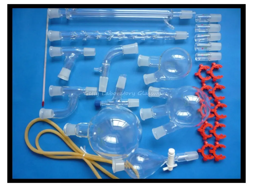 Бесплатная доставка органический фотолабораторный набор стеклянная посуда