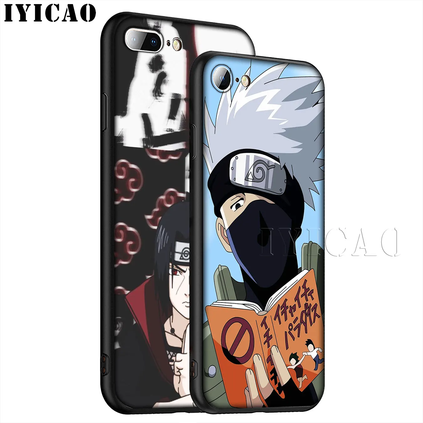 IYICAO NARUTO Hatake Kakashi Мягкий силиконовый чехол для телефона iPhone XR X XS 11 Pro Max 6 6S 7 8 Plus 5 5S SE