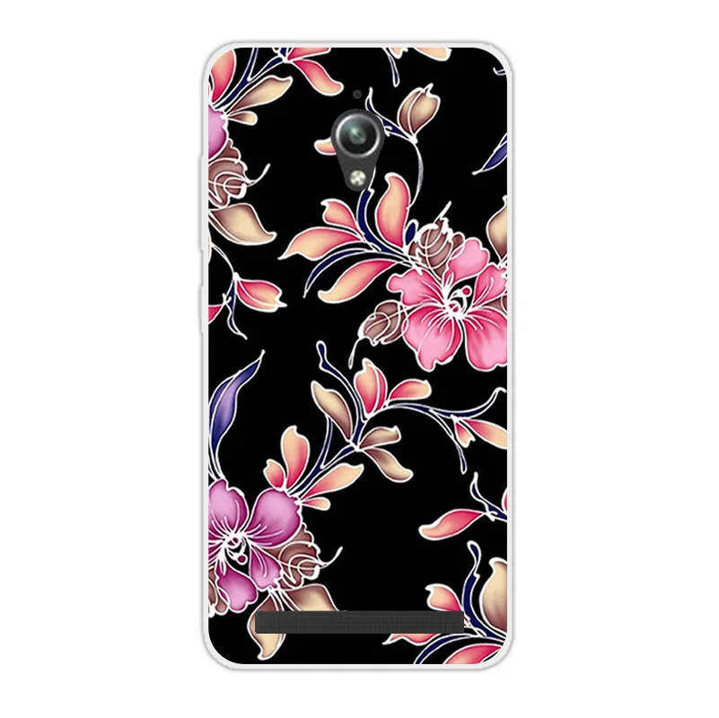 Силиконовый чехол для Asus Zenfone Go ZC500TG мягкий с надписью ZC ZC500 500 500TG TG телефона |