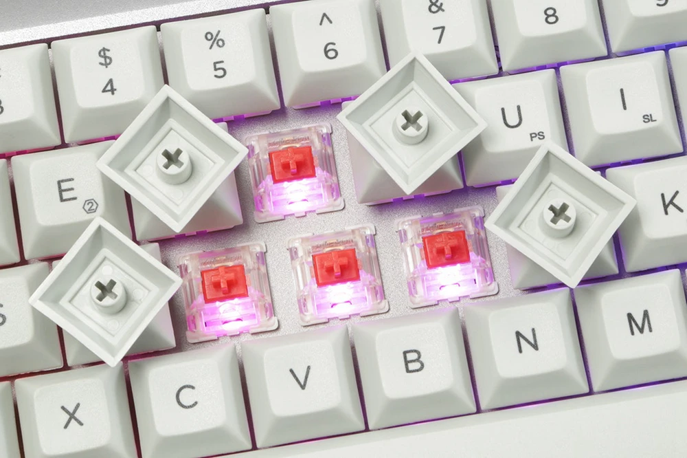 GK68 RGB алюминиевая механическая клавиатура Вишневый rgb синий коричневый черный красный переключатель Тип c Горячая замена переключатель с красителем