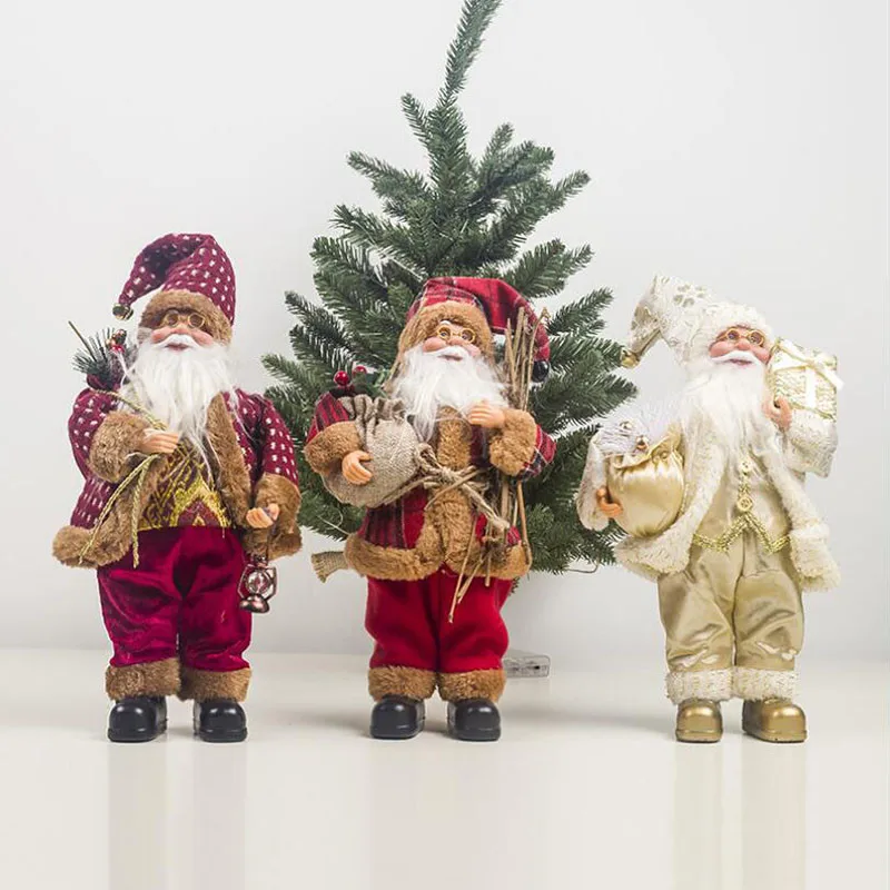 Новинка 2019 милые рождественские украшения Санта Клауса для дома S/L