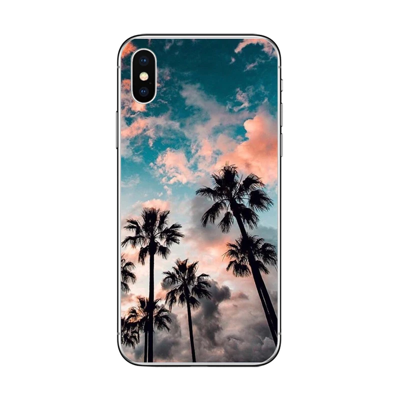 Чехлы для телефонов Ocean Beach Aloha Apple iPhone 7 8 6 6s Plus X XR XS MAX 5 5S SE мягкий чехол из ТПУ чехлы