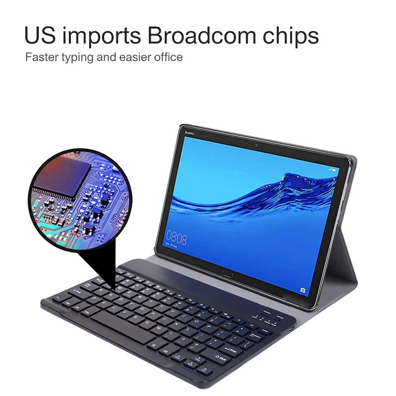 Чехол с клавиатурой Bluetooth для Huawei MediaPad M5 Lite 10 &quotпланшетный ПК съемный