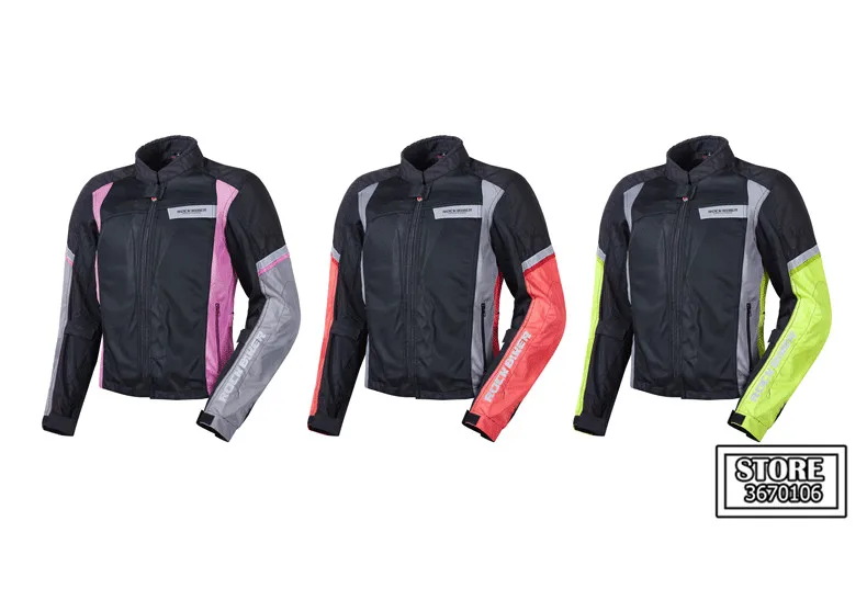 ROCK BIKER Breathable Motorcycle Jacket Men Women Moto Mesh Jacket Summer jaqueta motoqueiro Moto Clothing Protective Gear