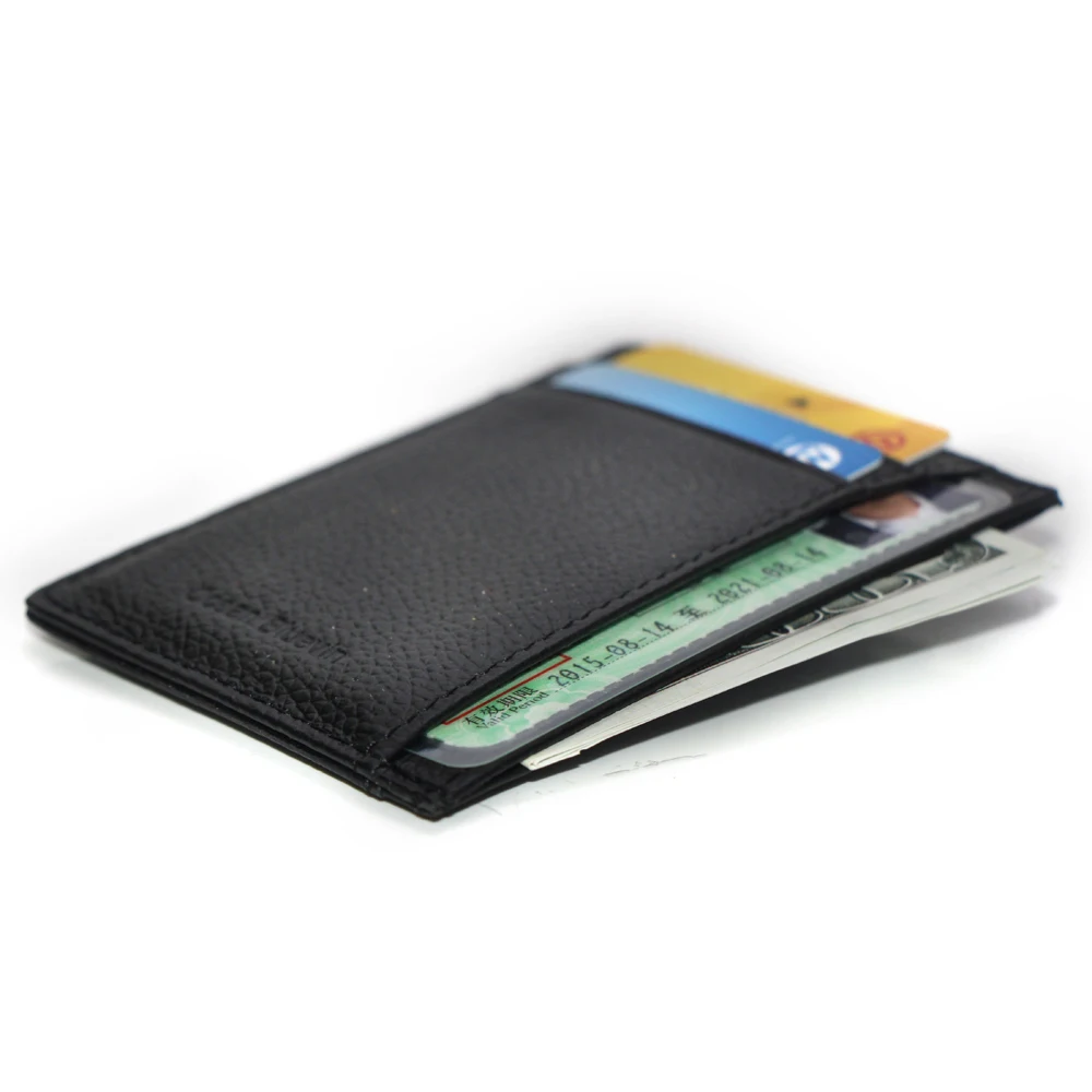 Ocean Bluevin Foreign Genuine Leather Mens ID Card Driver License Holders Quality Fashion Soft Credit Holder Cateira Wallet | Багаж и