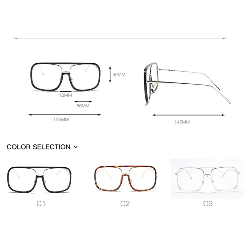 Оправа для очков мужчин и женщин компьютерная оптическая большая оправа