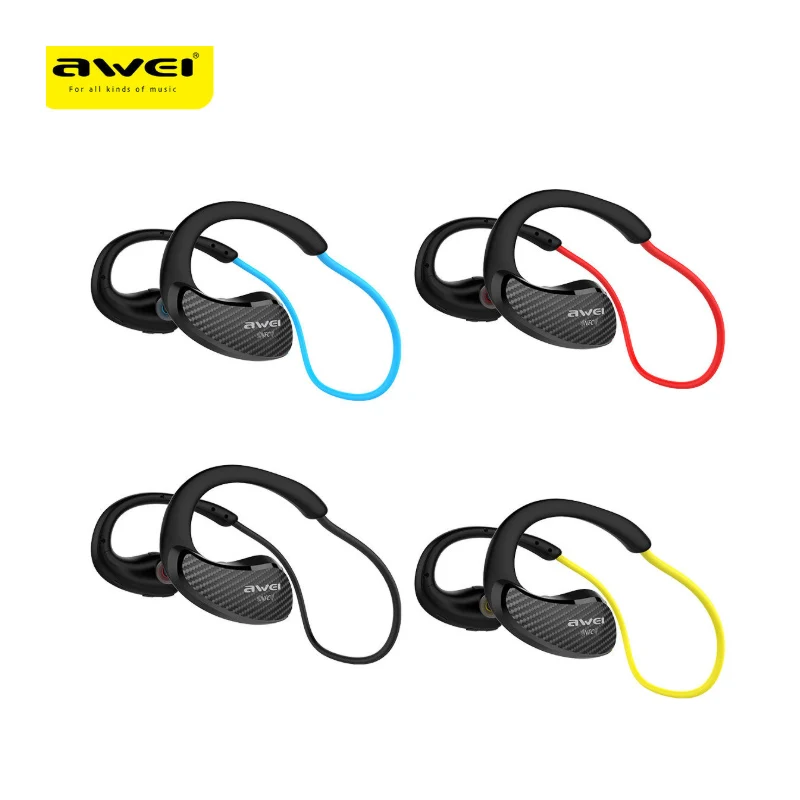 AWEI A881BL Bluetooth наушники водонепроницаемые беспроводные спортивные с микрофоном